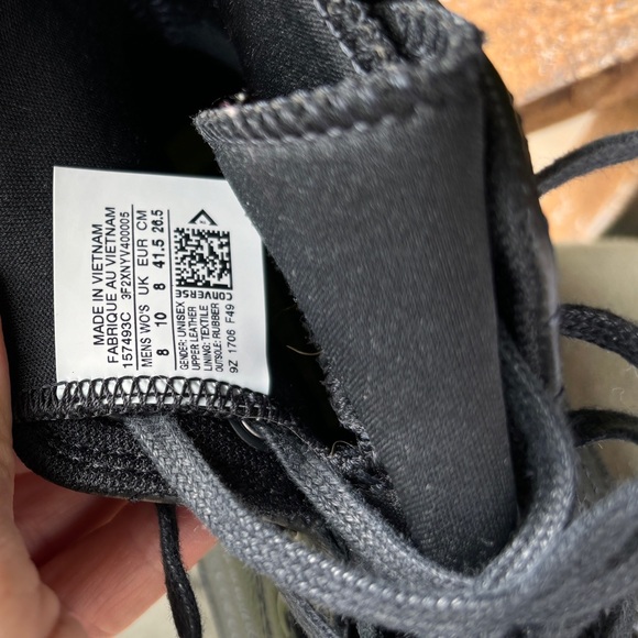 Waterproof Leather lunarlon Chuck Taylor converse All Star Sneakers black quilt - Picture 9 of 14